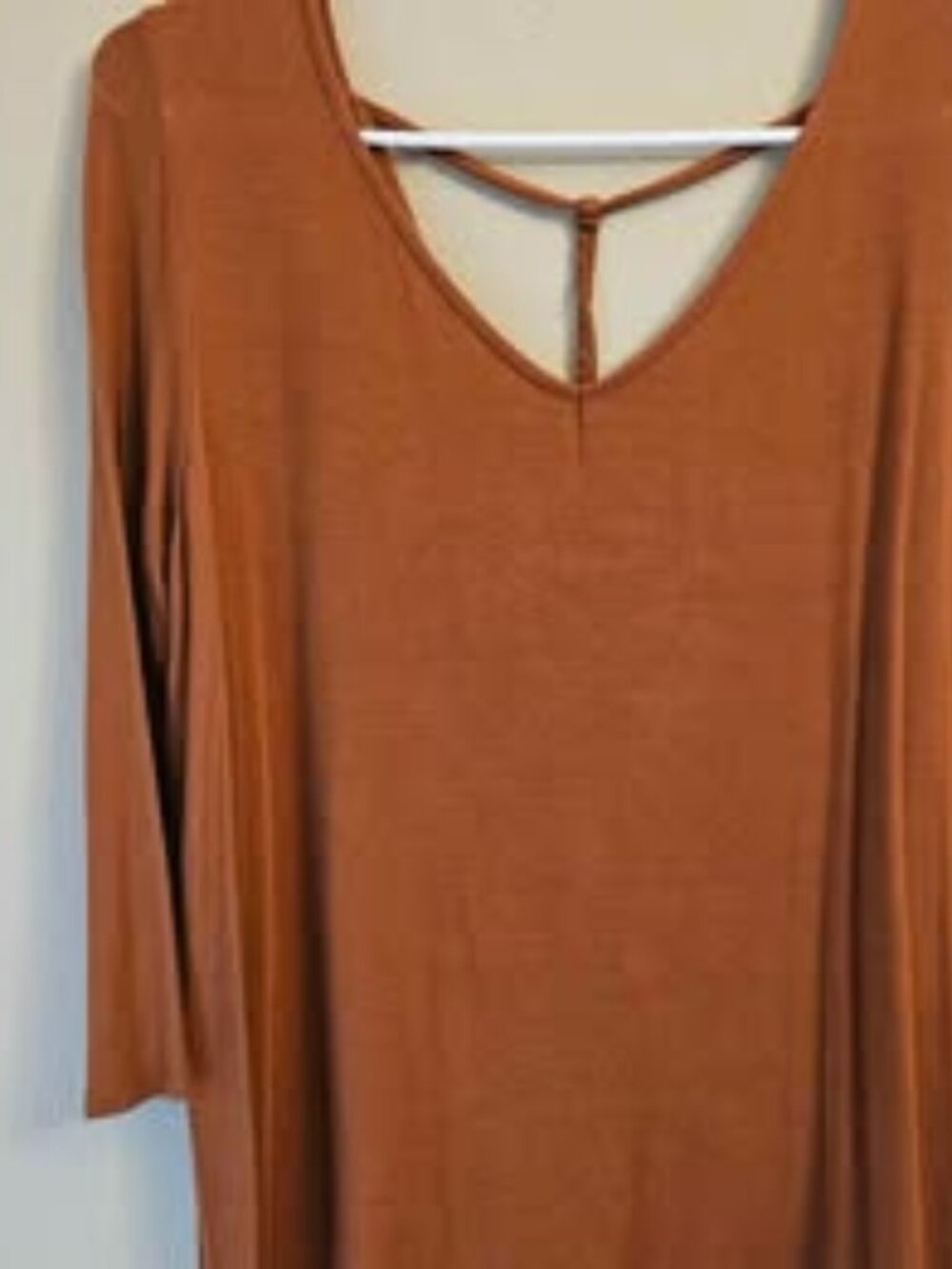 Pumpkin Orange Top size large - Papermoon / Stitch Fix